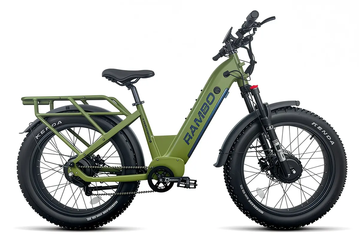 Rambo 500W Krusader 3.0 Awd Step-Thru Electric Bike 3