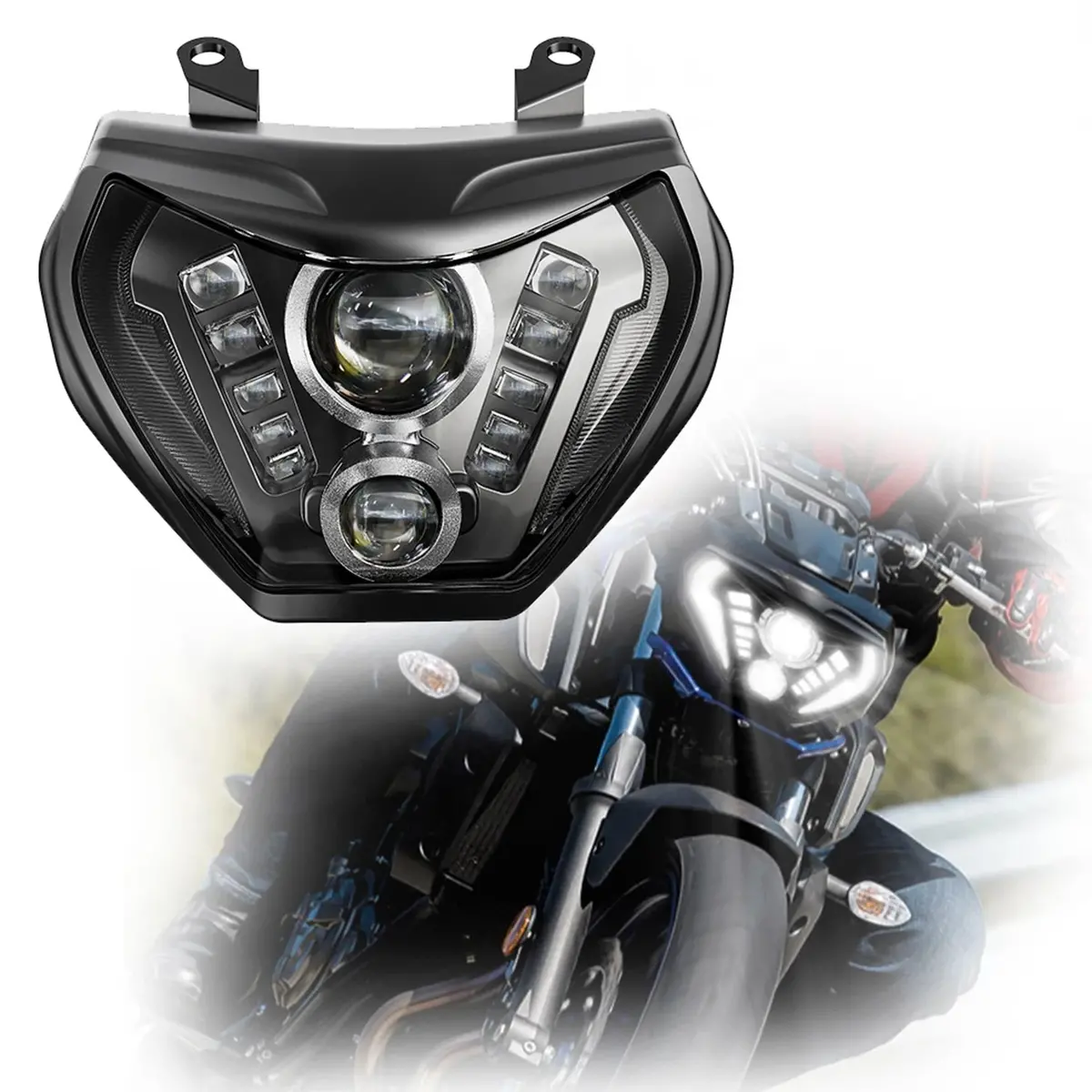 15-18  Yamaha Mt 09  Headlight 1
