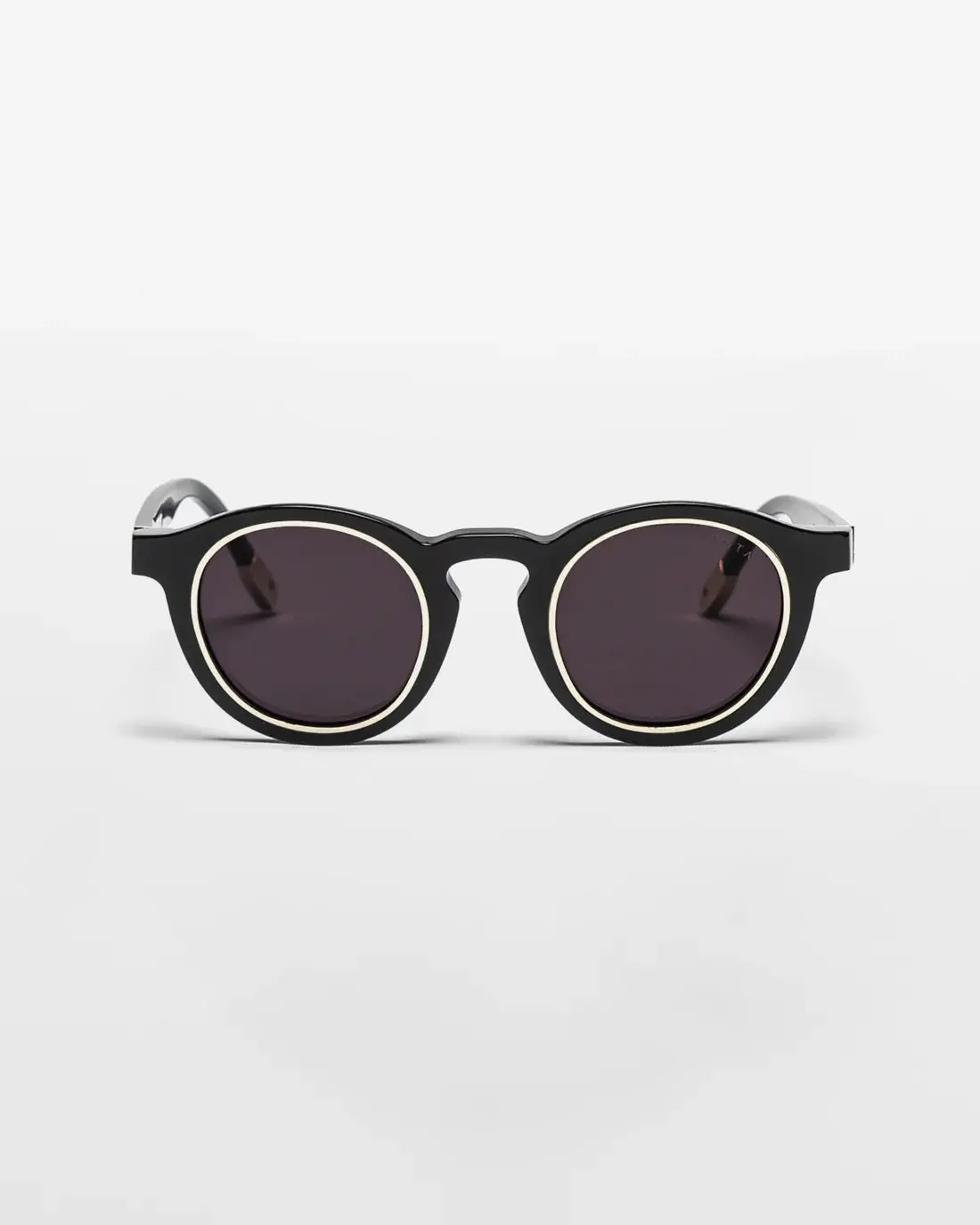 Vanta Serpens Sunglasses - Gloss Black & Gold Metal 1