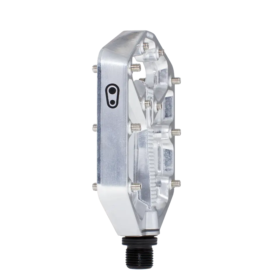 Stamp 7 Small Alloy Flat Pedals - Silver Edition 2