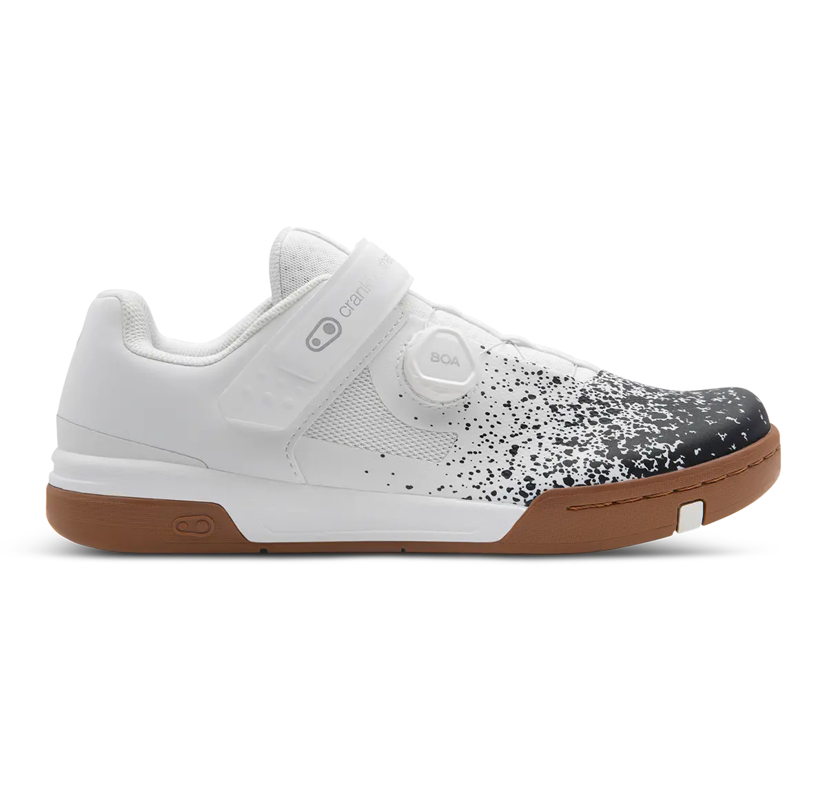 Stamp Boa® Flat Shoes - Black/White Splatter 4
