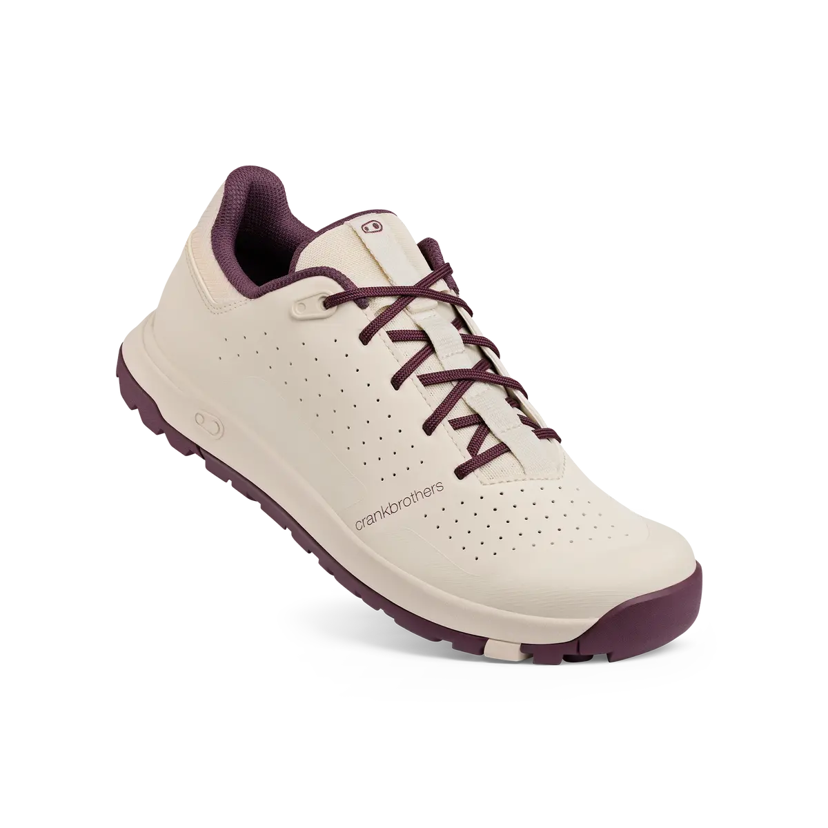 Stamp Trail Lace Flat Shoes - Swan/Purple 1