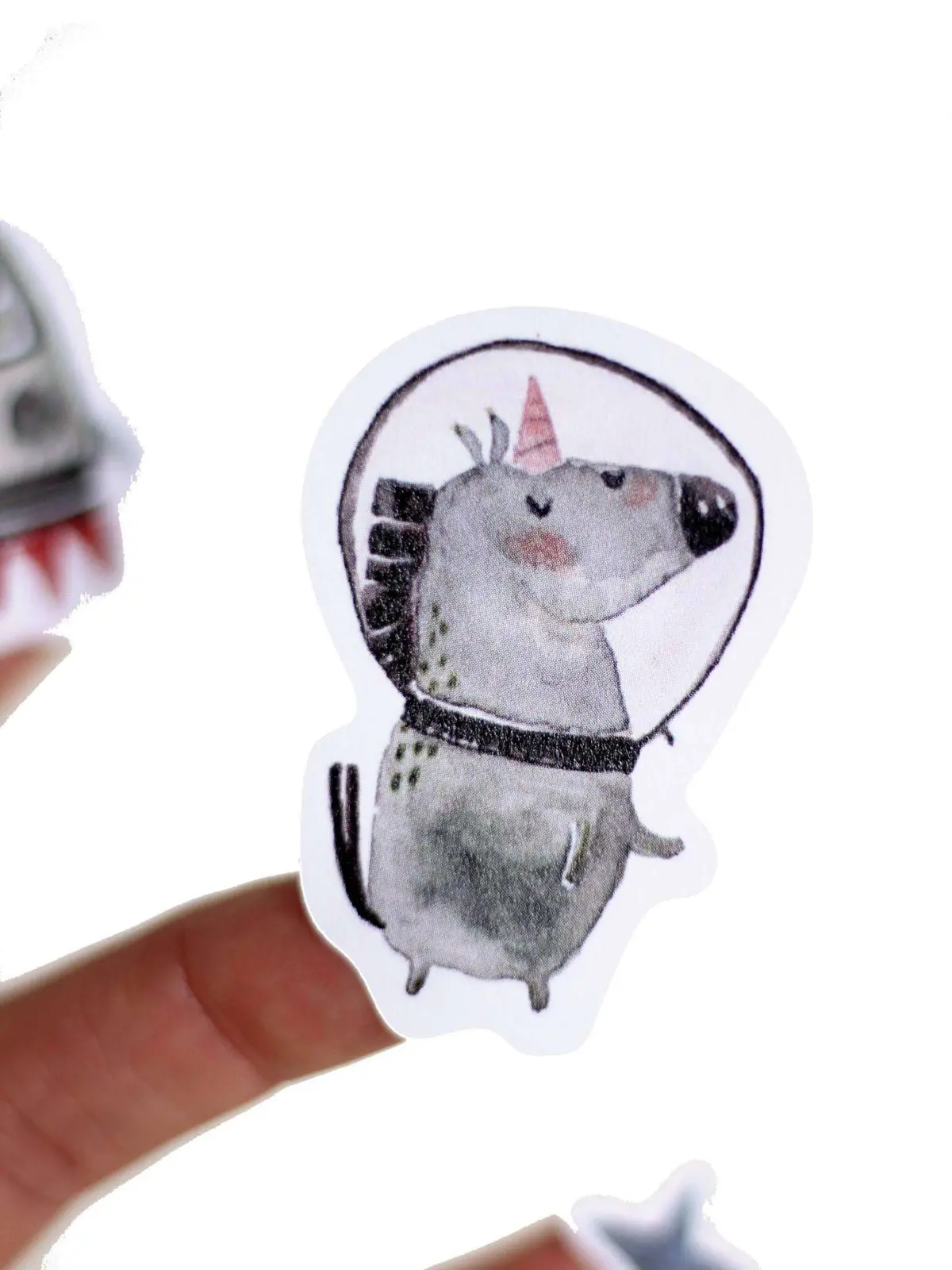 Stickerbogen Weltraum | Recyclingpapier 2 Bögen 2