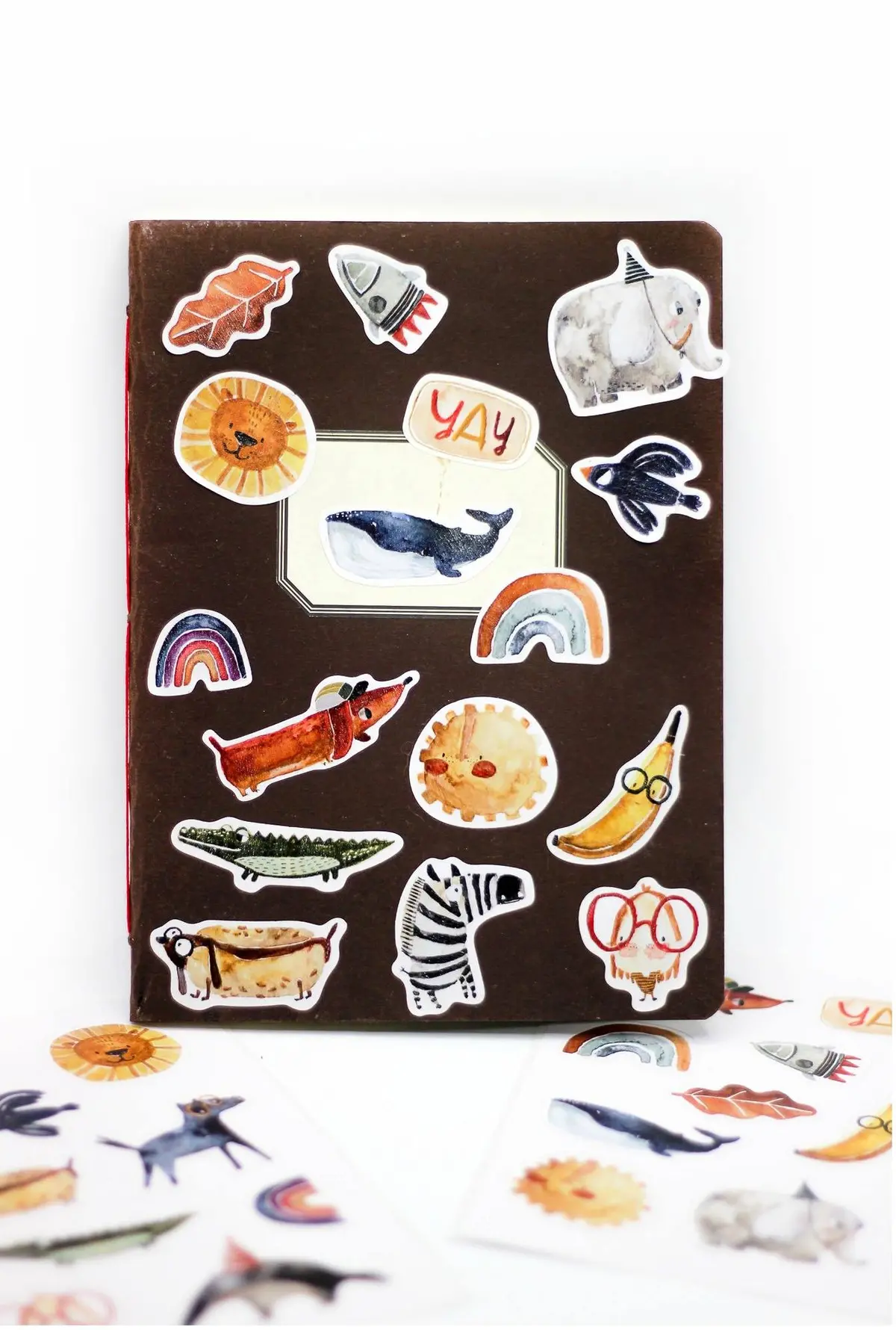 Stickerbogen Allerlei | Recyclingpapier 2 Bögen 2