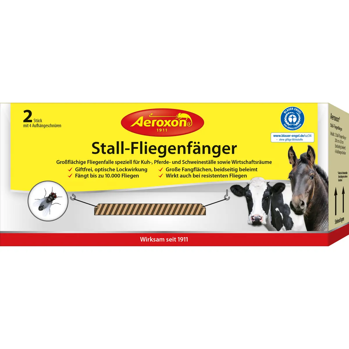 Aeroxon Stall Fliegenfänger 2 Stück 1