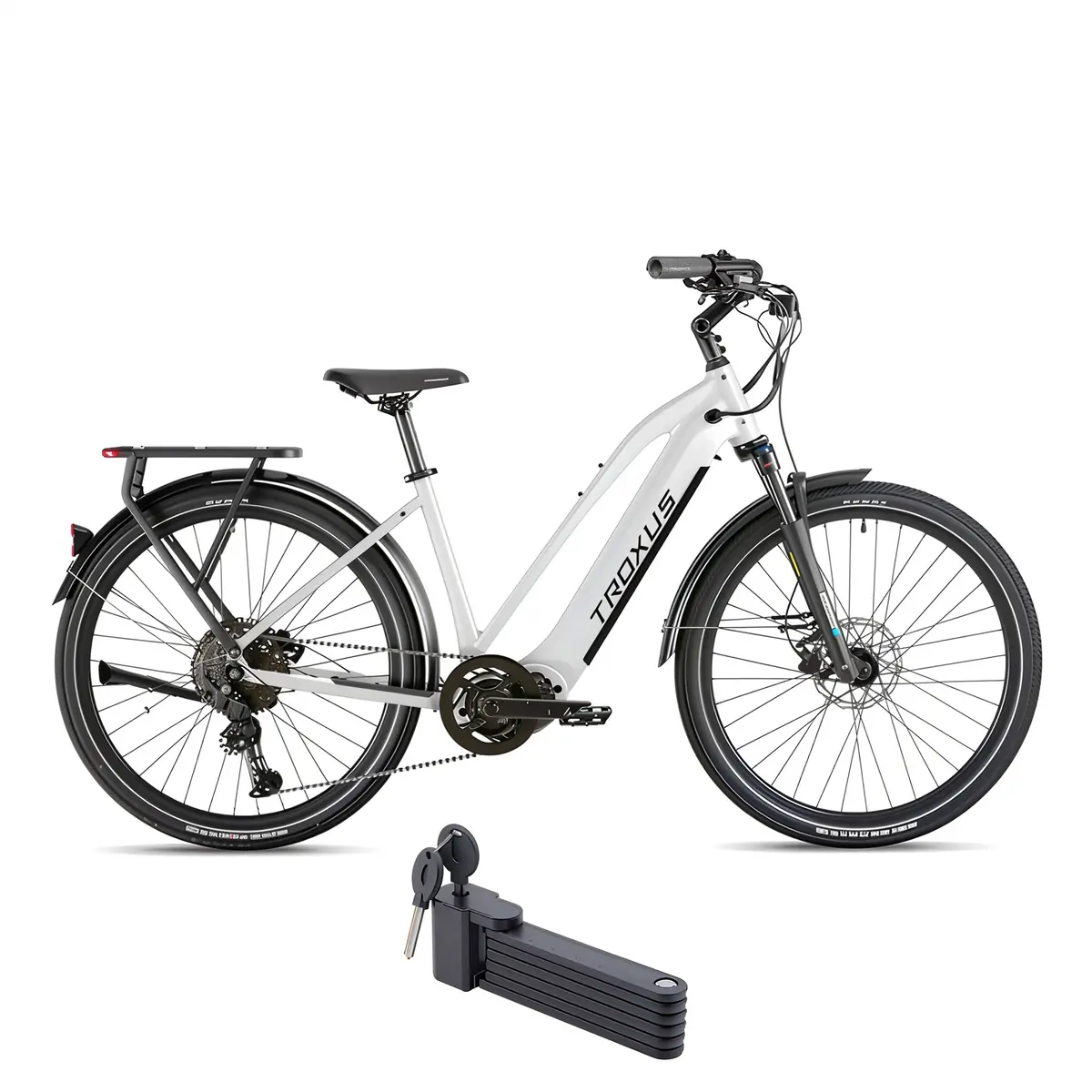 Troxus 500W Trax Mid-Drive Electric Bike 1
