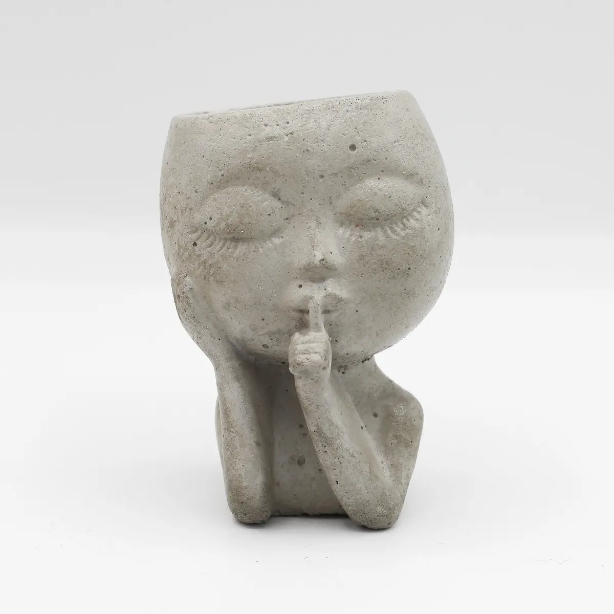 Betonvase ; Vase ; Kopf Frau; Trockenblumenvase „Mandy“ 1