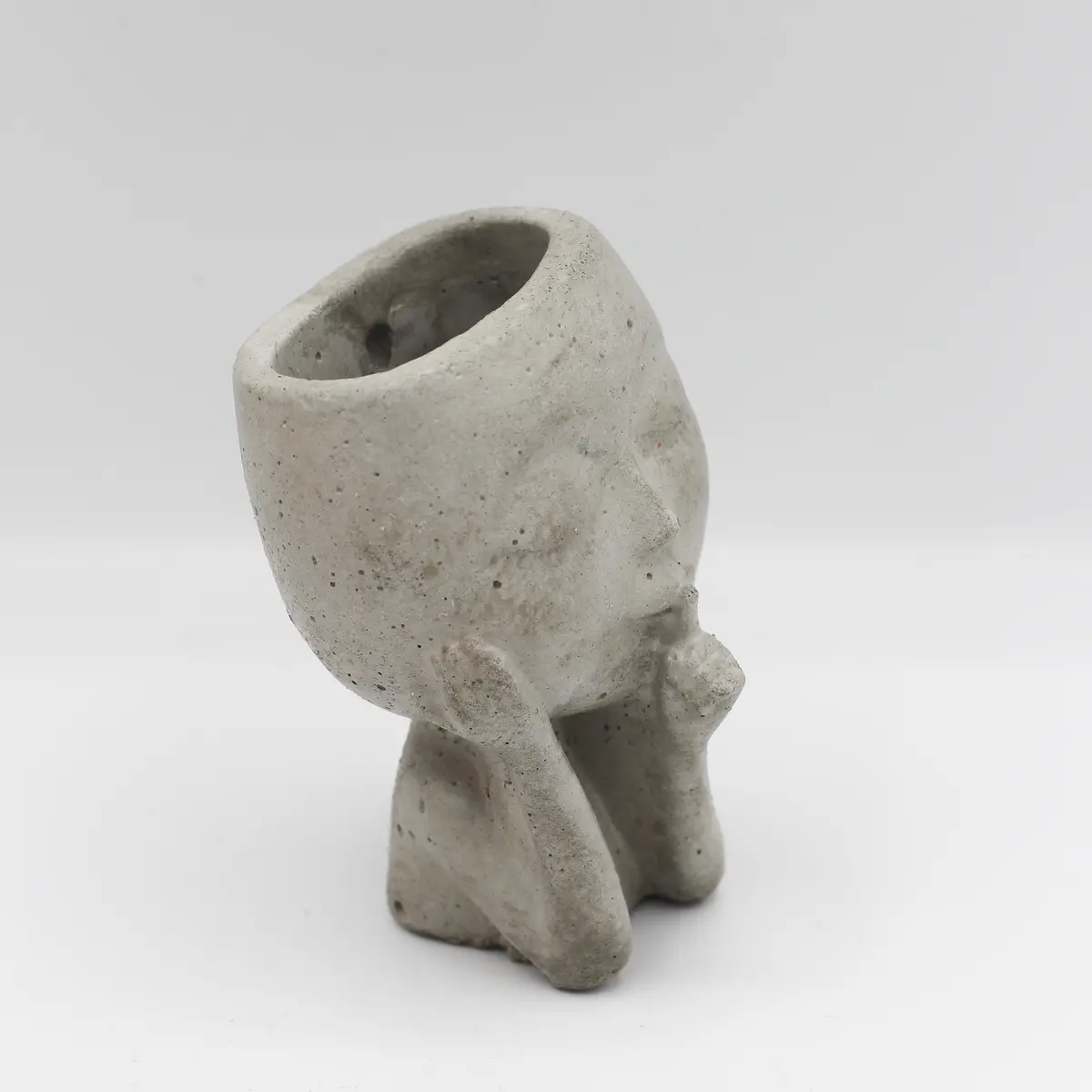 Betonvase ; Vase ; Kopf Frau; Trockenblumenvase „Mandy“ 2