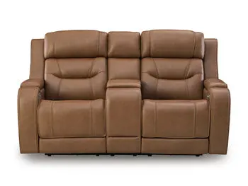 Knightington Power Reclining Loveseat With Audio Seating 1