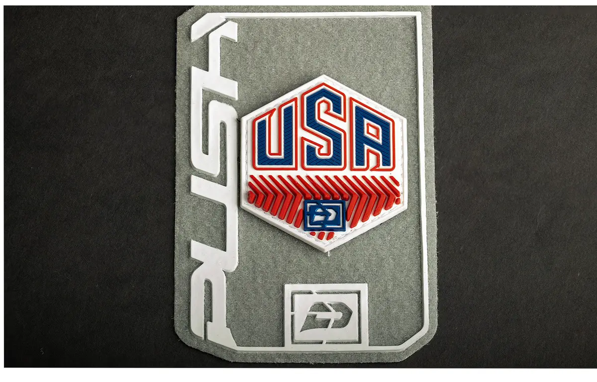 Push Velcro Rubberized Patch 1