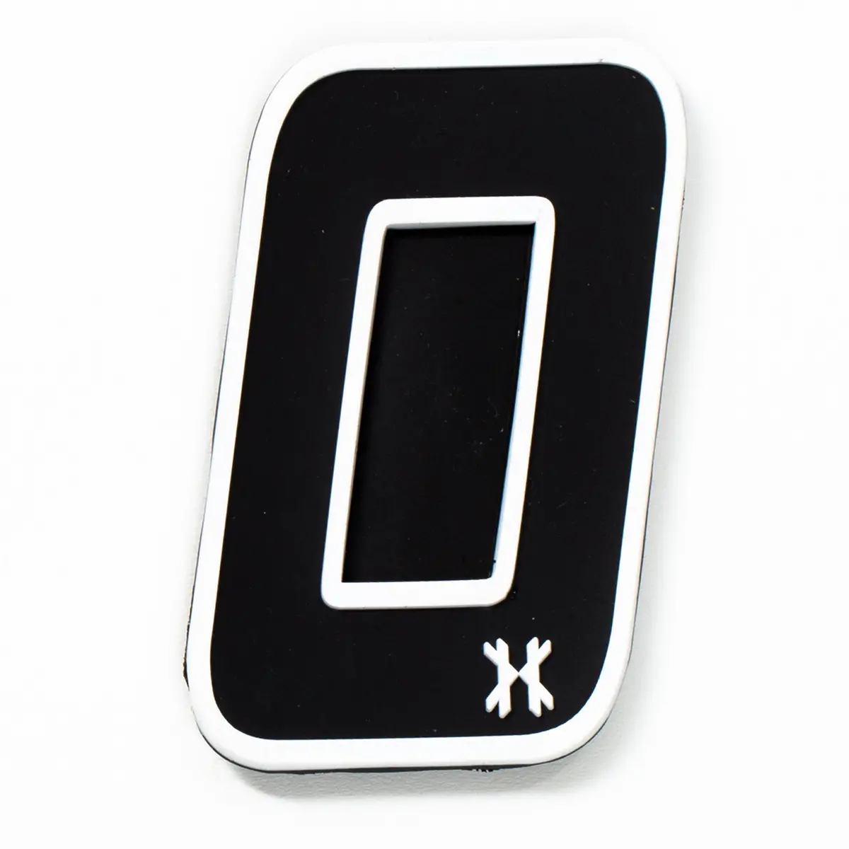 Number "0" Rubber Velcro Patch 1