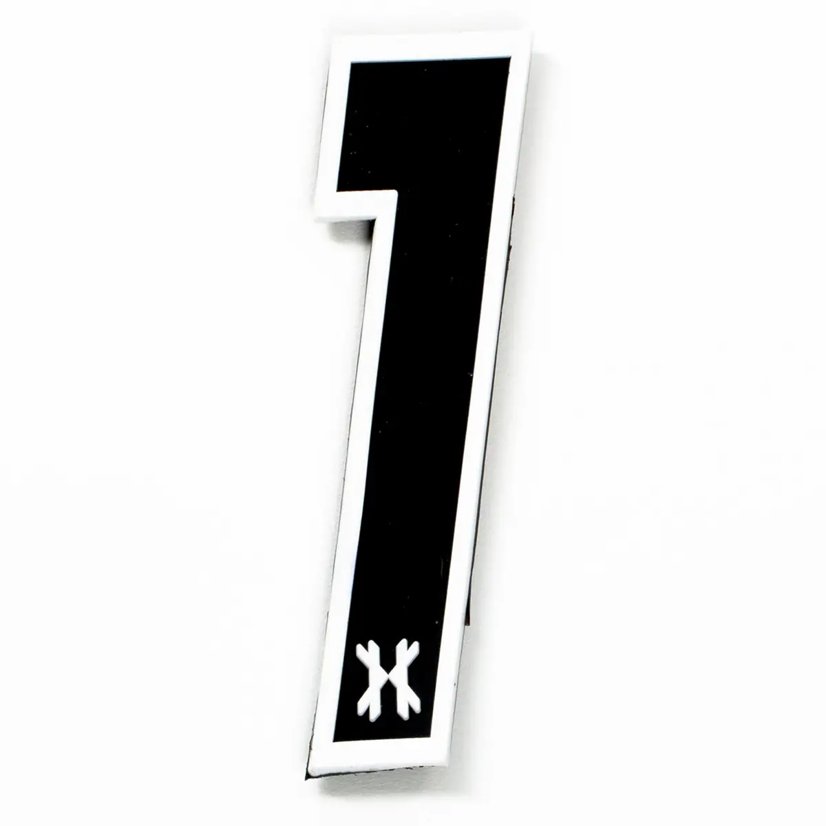 Number "1"  Rubber Velcro Patch 1