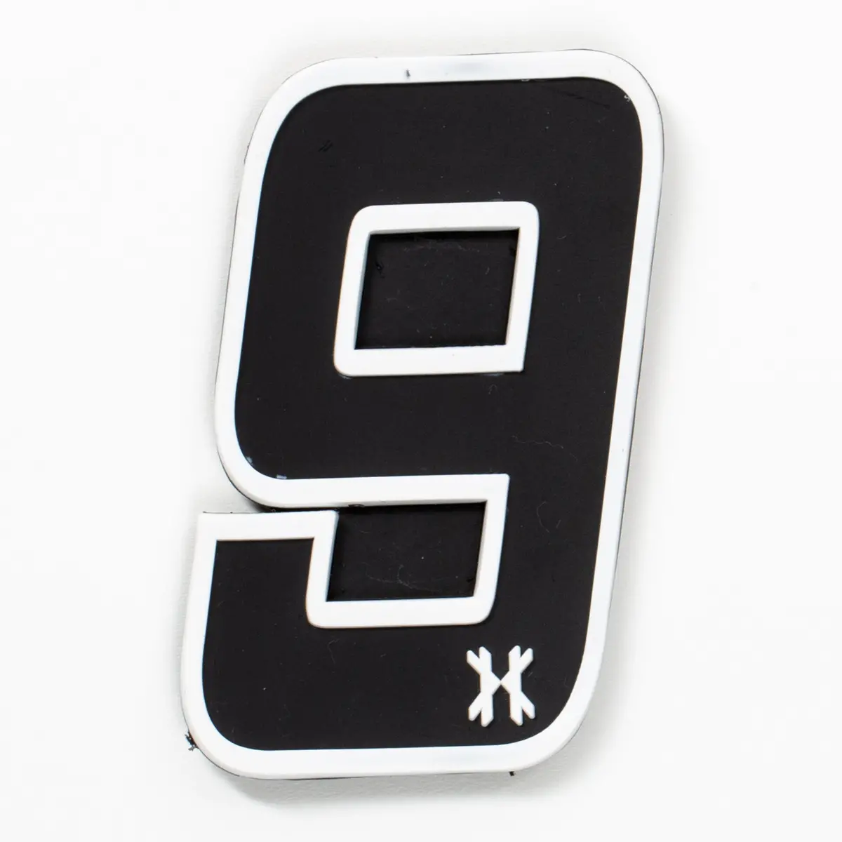 Number "9" Rubber Velcro Patch 1