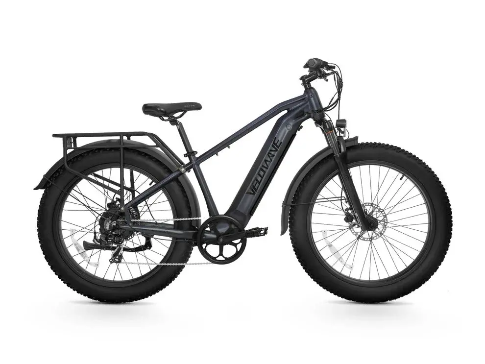 Velowave 750W Ranger 2.0 Fat Tire  15Ah Step Over All-Terrain Electric Bike 1