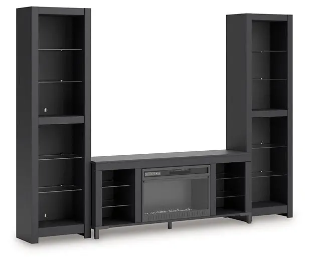 Cayberry Entertainment Center With Electric Fireplace 1