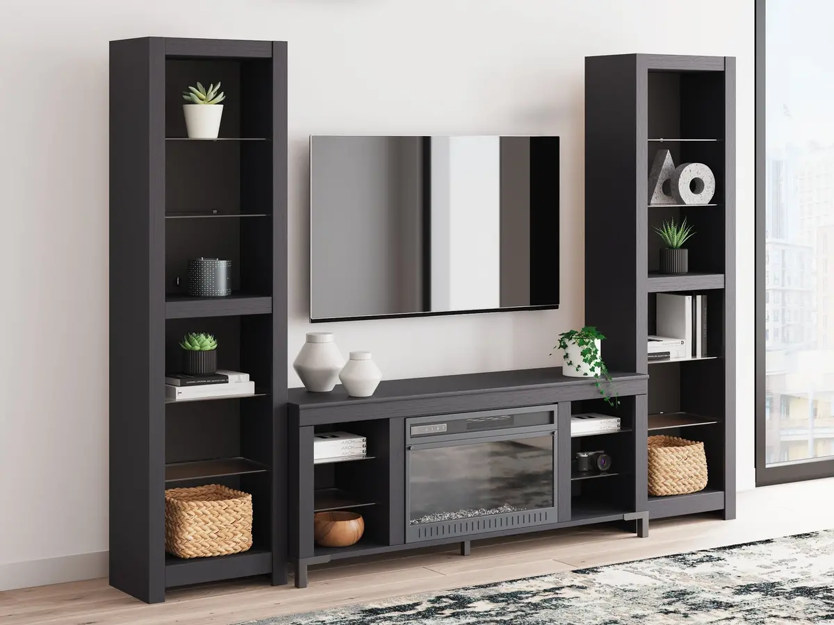 Cayberry Entertainment Center With Electric Fireplace 2