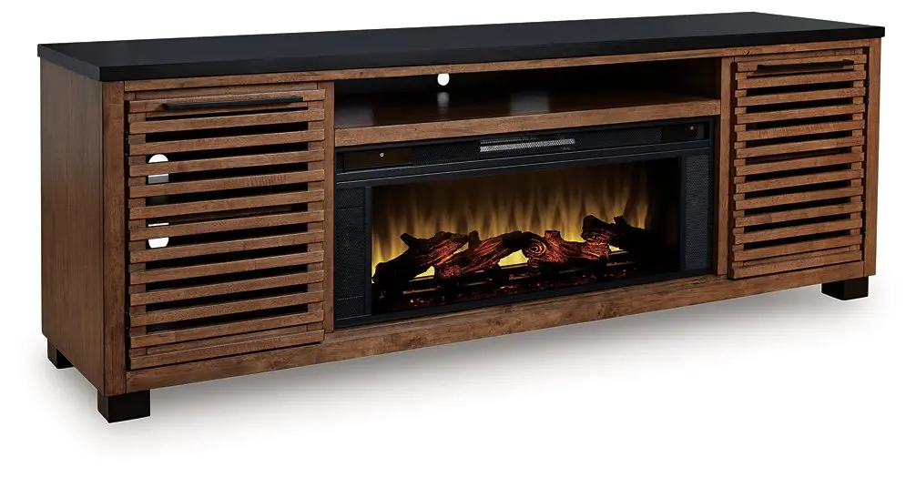 Kallari 84" Tv Stand With Electric Fireplace 1