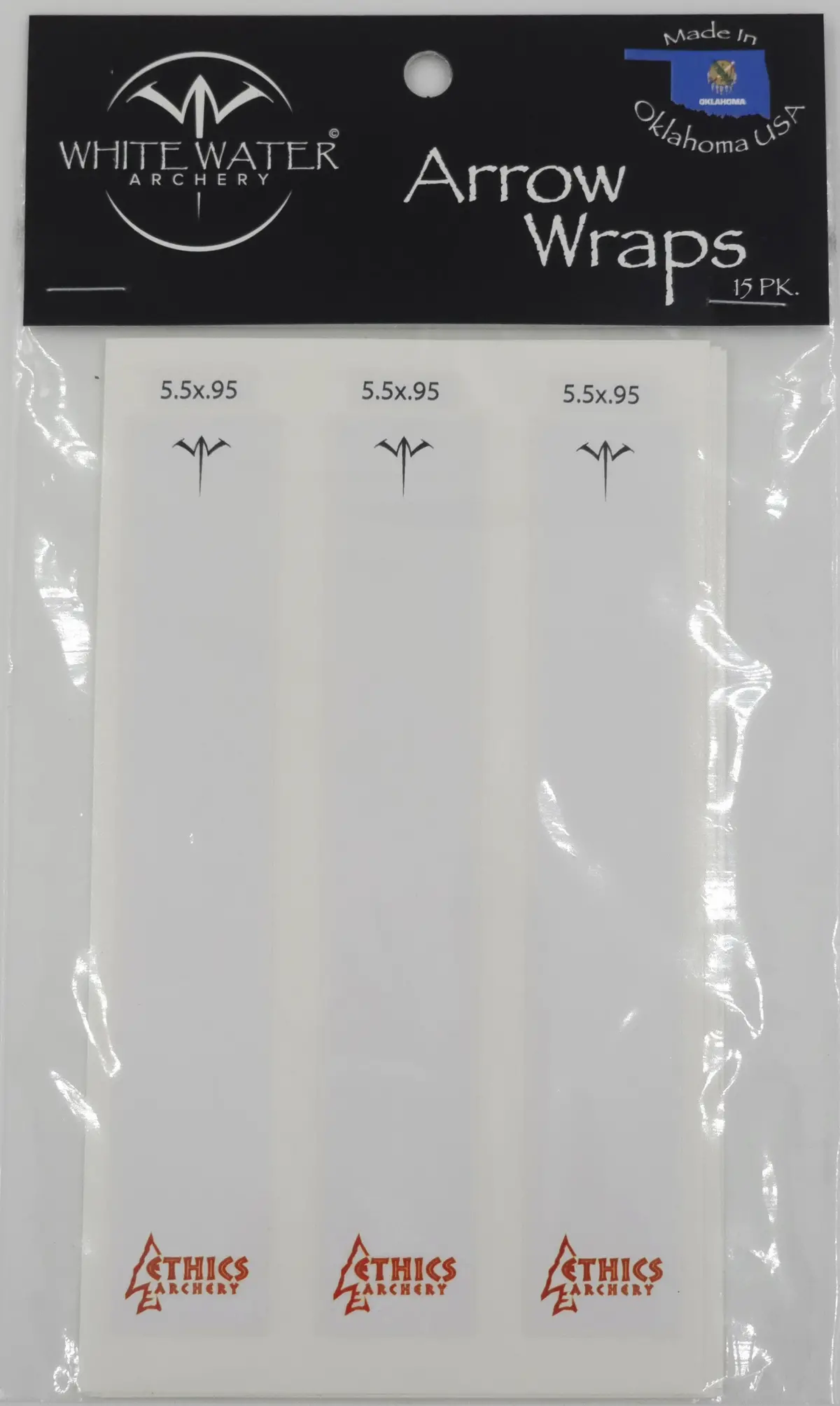 White Water Archery Wraps W/Ethics Archery Logo 1