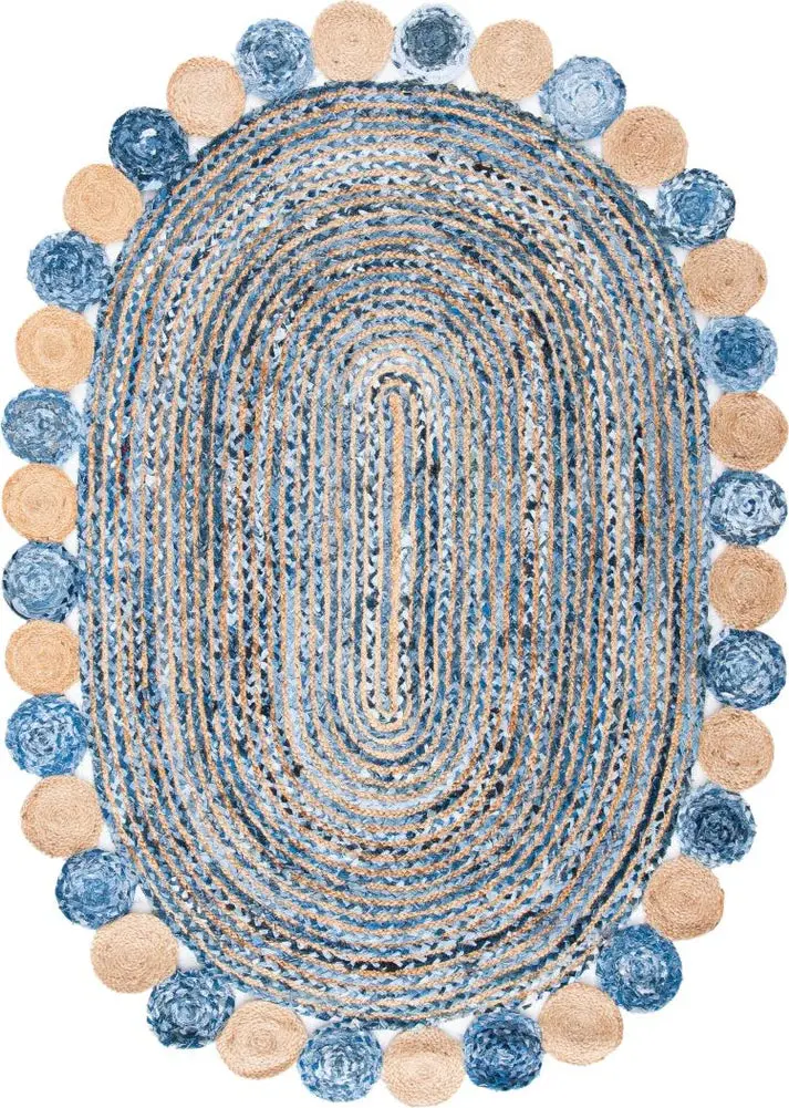 Civilian  -Braided Jute & Denim Rug 1