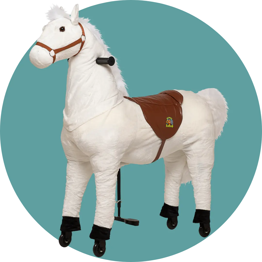 Lenkbares Reittier - Pferd Snowy - Neues 2025Er Modell! 1