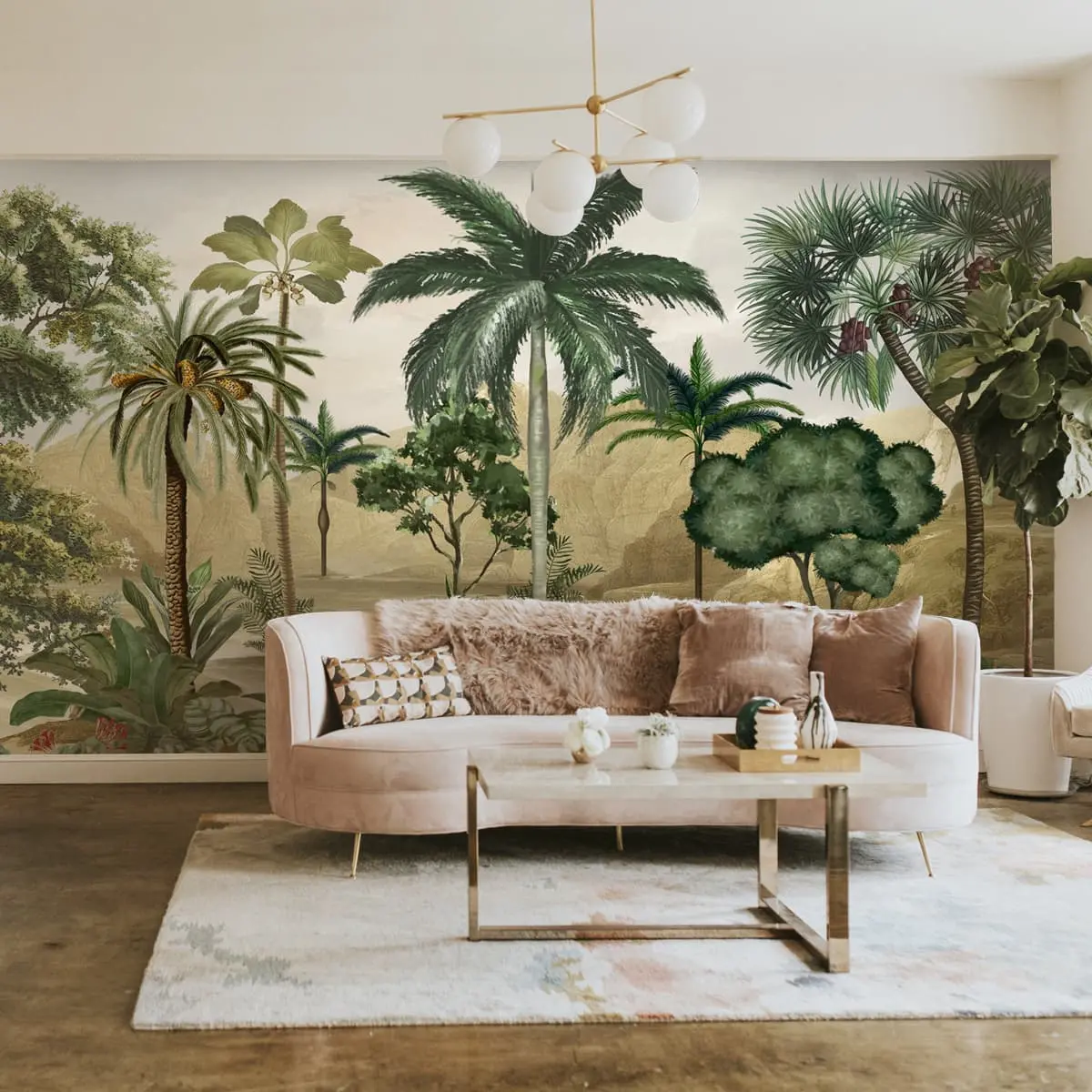 Forest Theme Wallpaper For Rooms, Customised 1