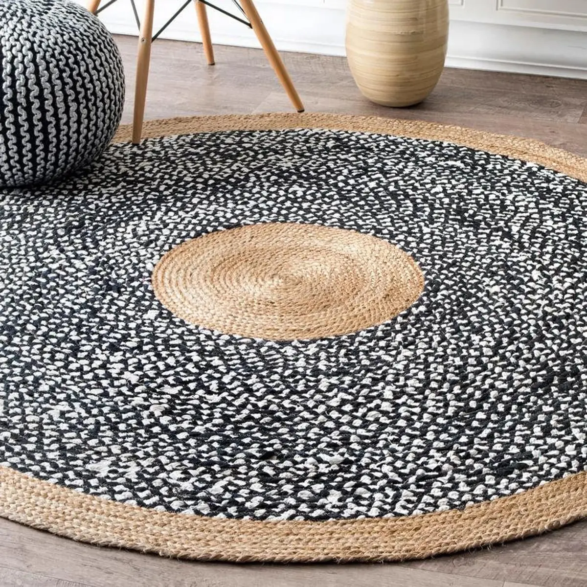 Aater - Round Jute Rug 1