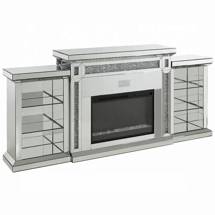 Noralie Fireplace With Led And Bluetooth 1