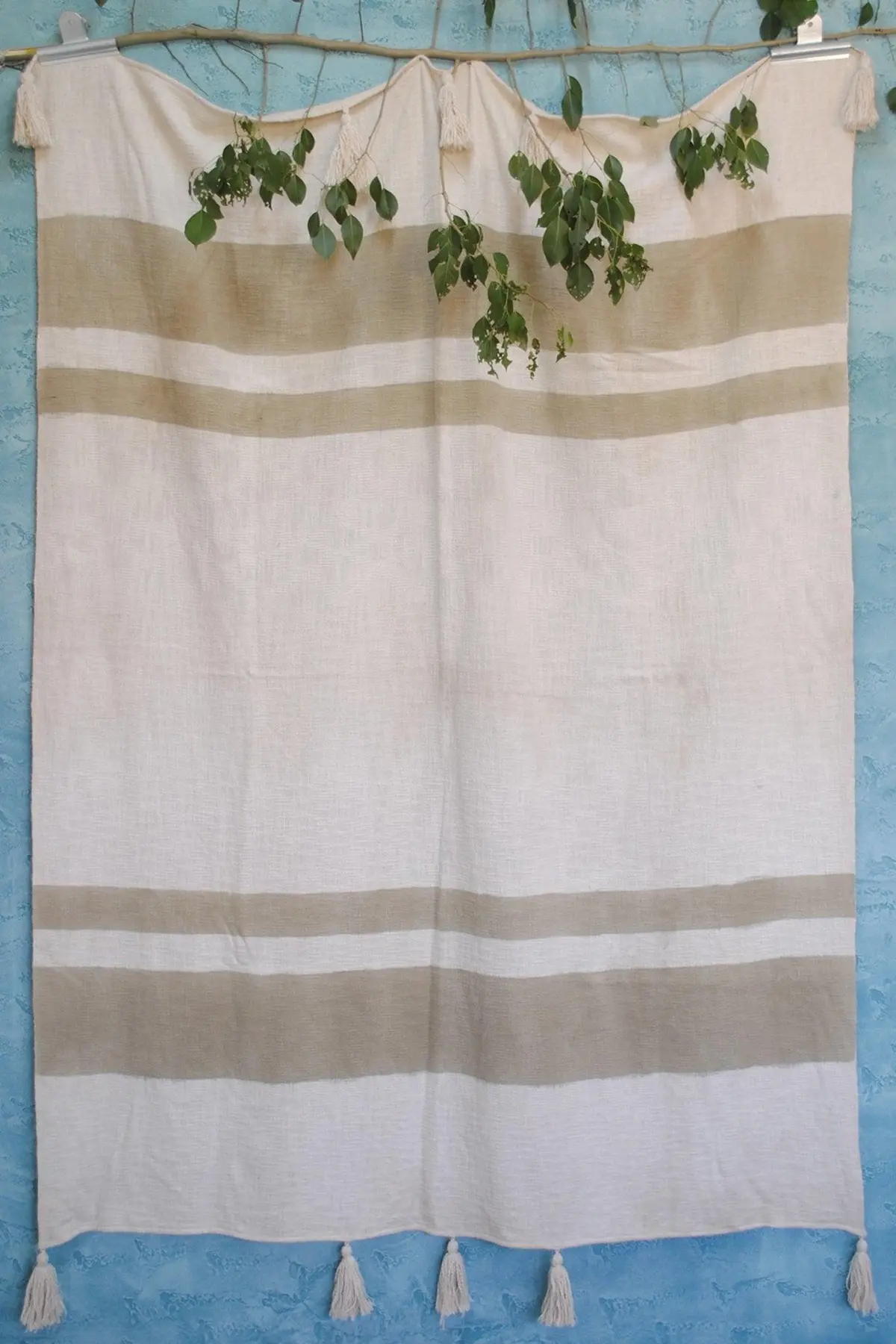 Acute  - Block Printed Throw 1