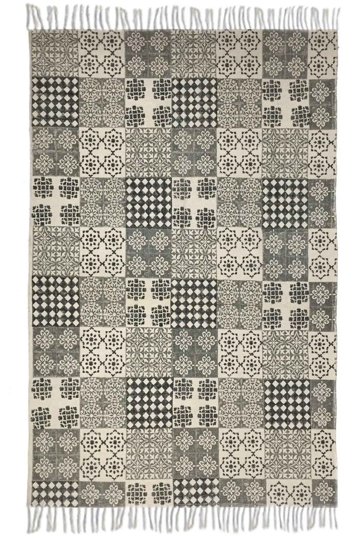 Ajanta - Block Printed Rug 1