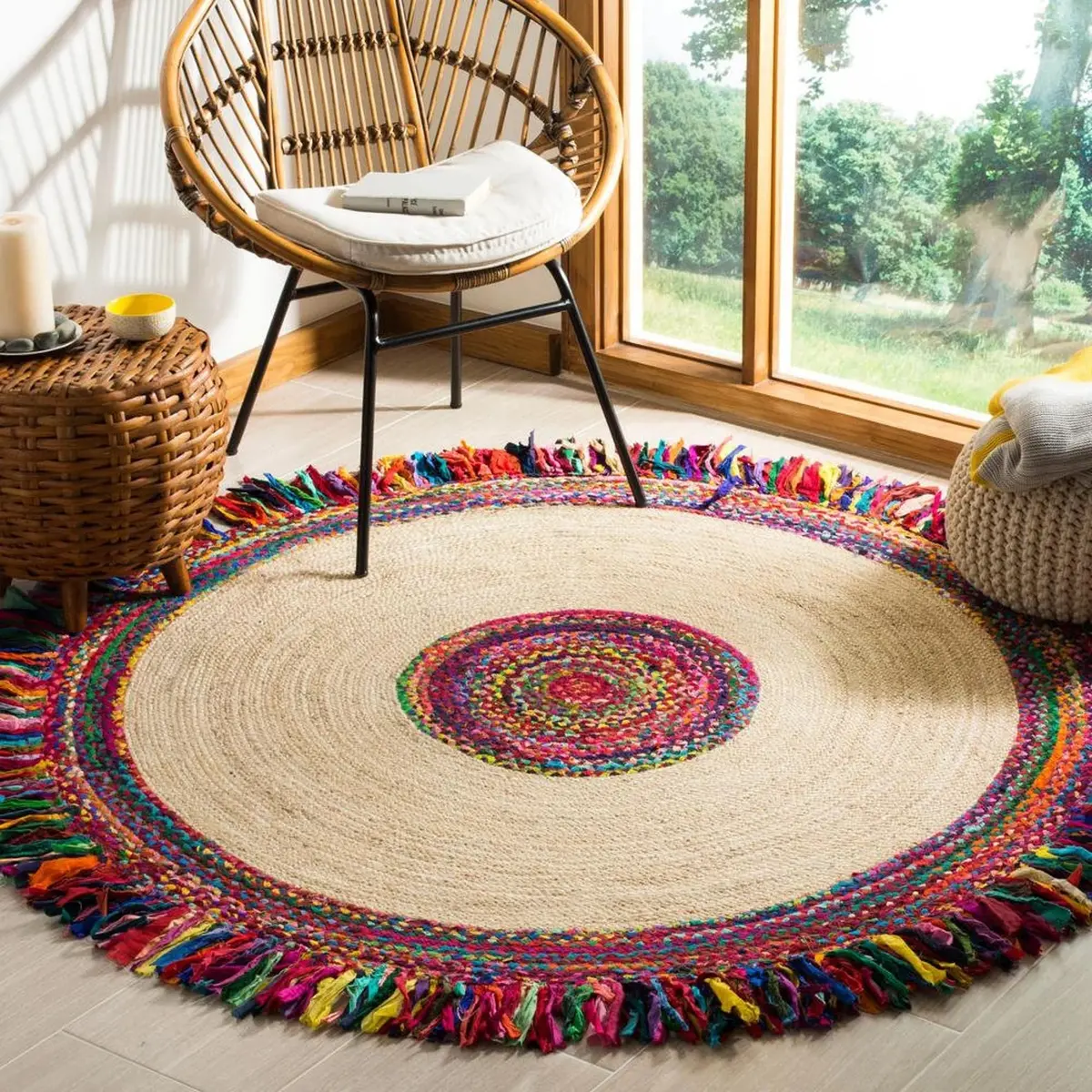 Alacia - Round Jute Rug 1