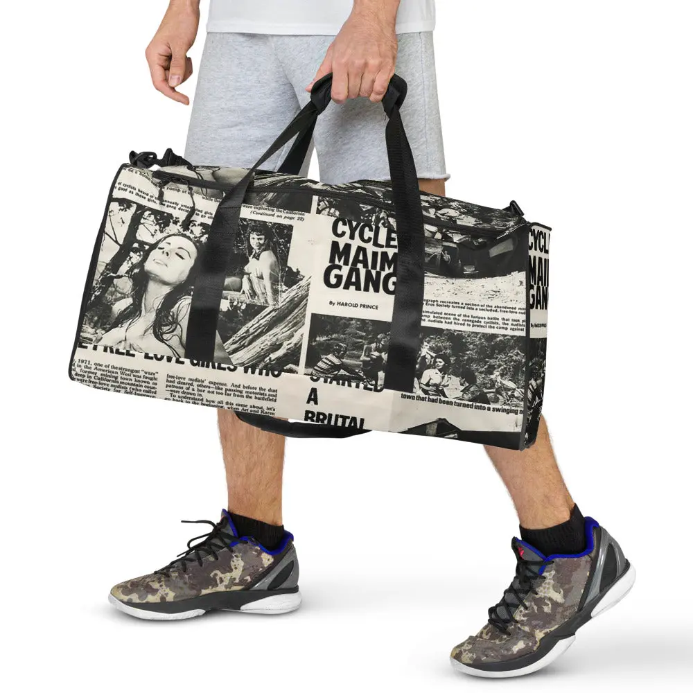 Maim Gang Headlines Duffle Bag 1