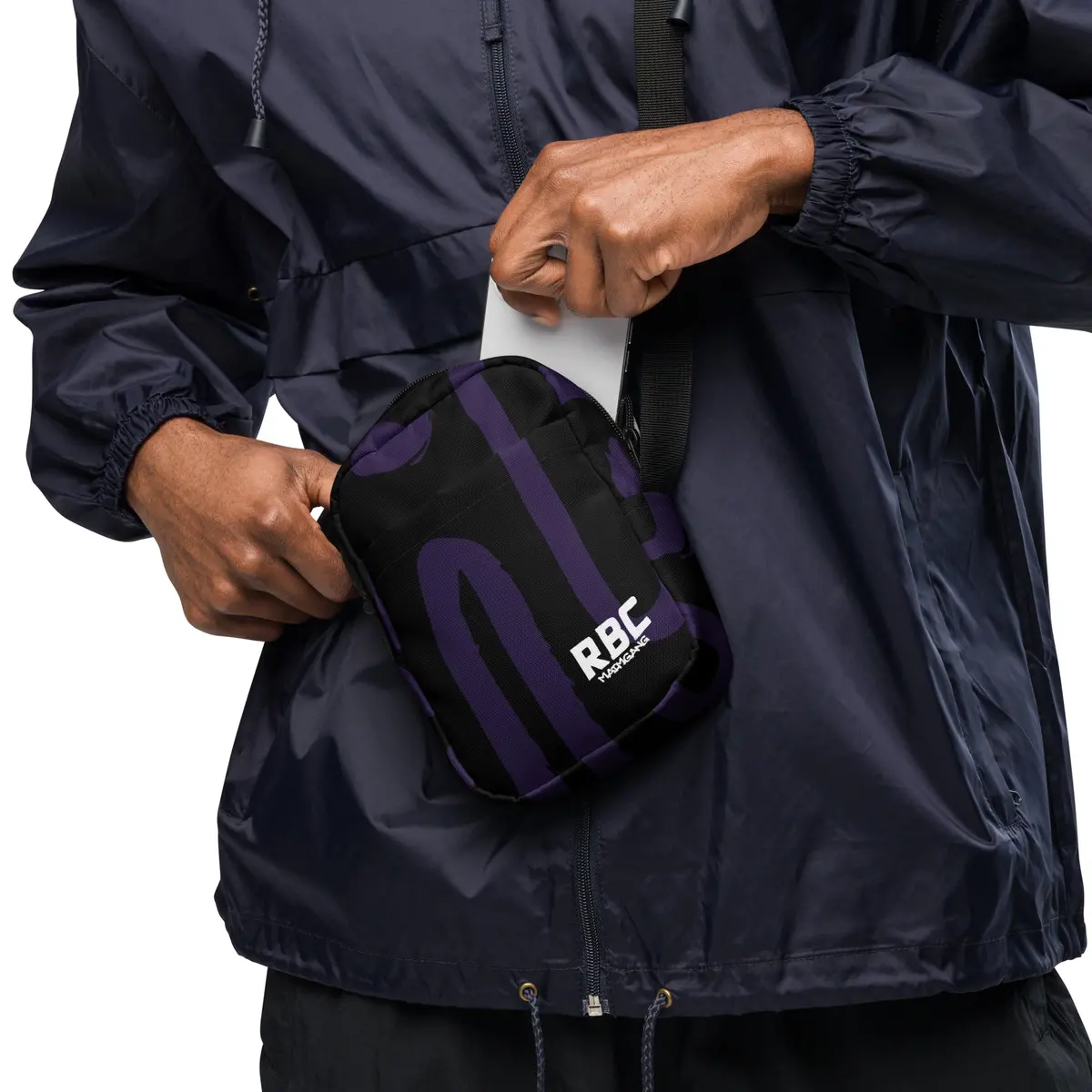 The Line Utility Crossbody Bag -Purple 1