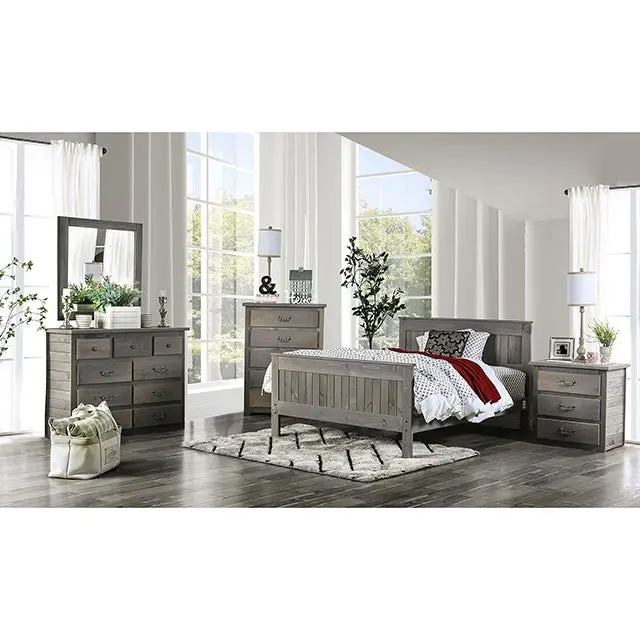 Rockwall Bed Grey & White 2