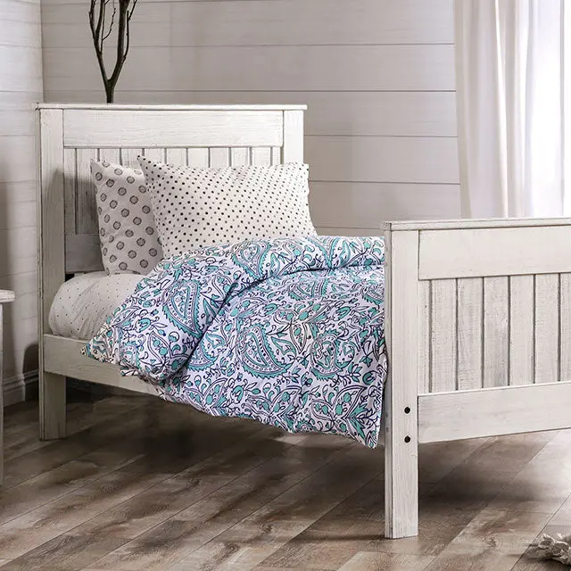 Rockwall Bed Grey & White 2