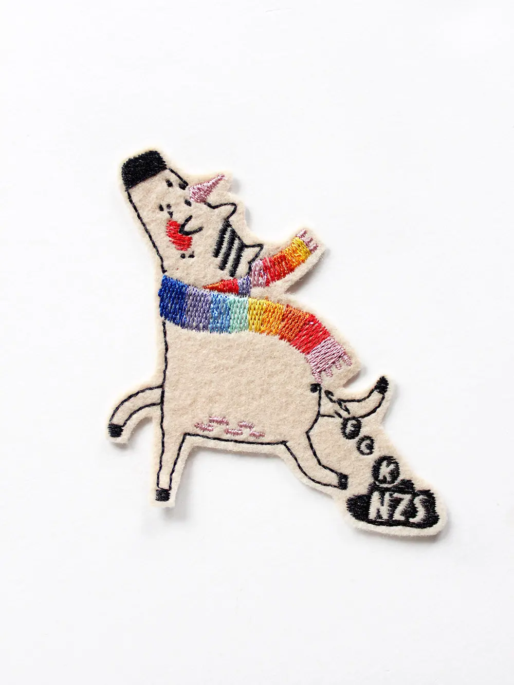 Aufnäher "Fck Nzs" Einhorn 1
