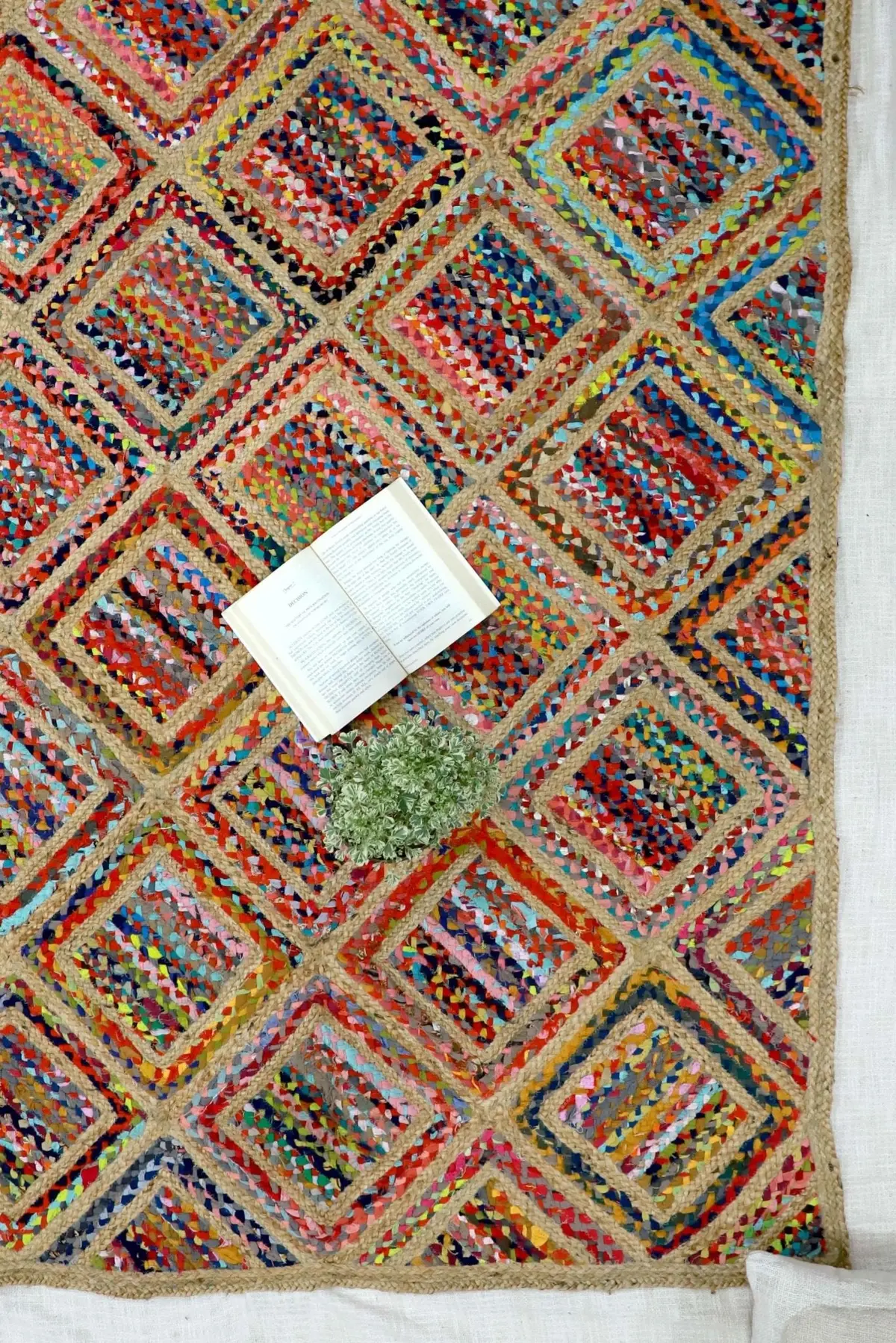 Azure -Braided Chindi Rug 1