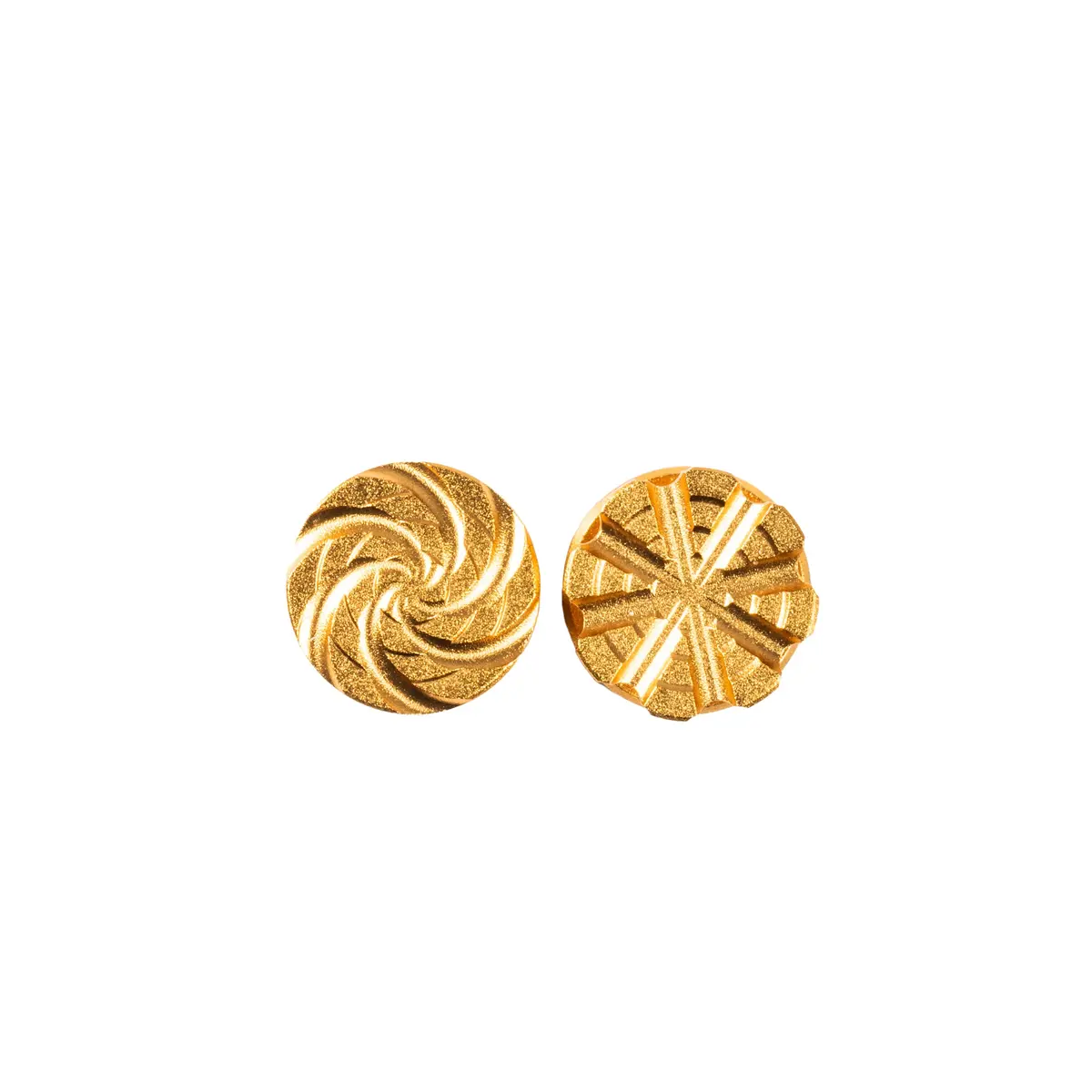 Machined Goggle Screw Set "Cyclone" Gold 1