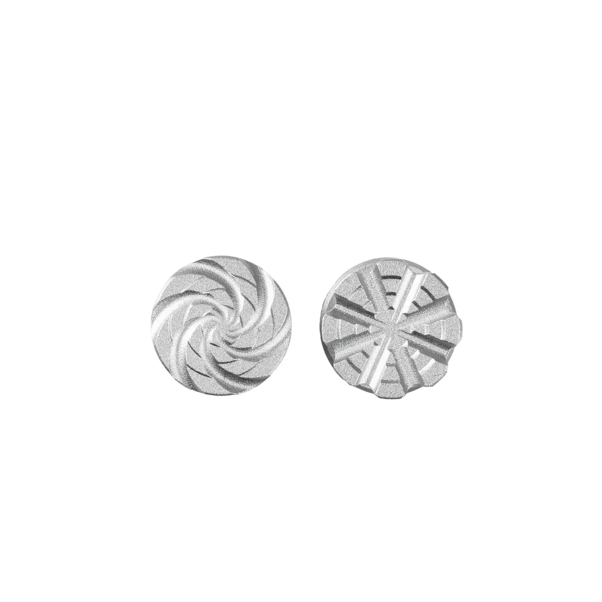 Machined Goggle Screw Set "Cyclone" Silver 1