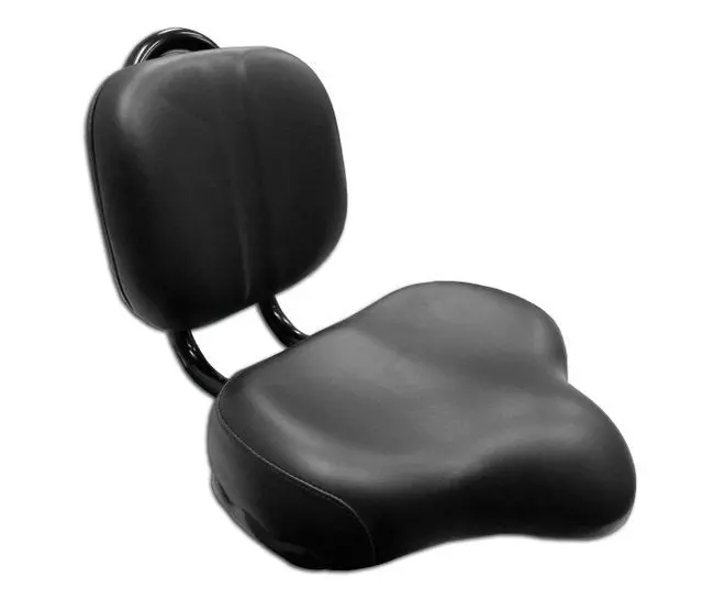 Greenline Saddle With Back Rest- Black 1