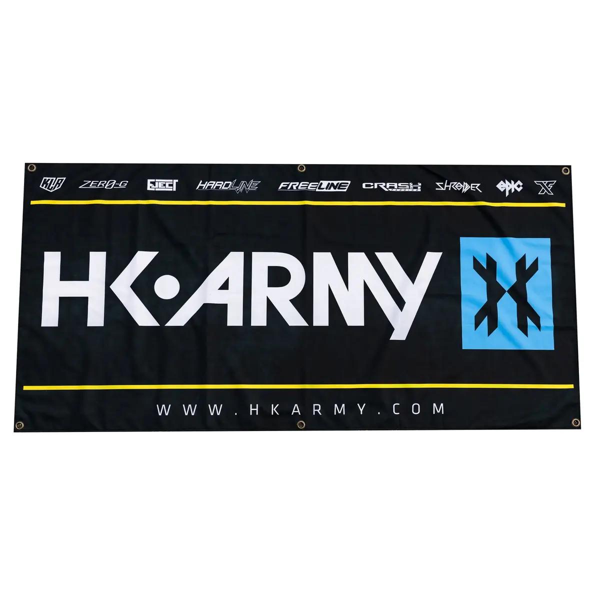 Hk Army Typeface Banner 33" X 68" 1