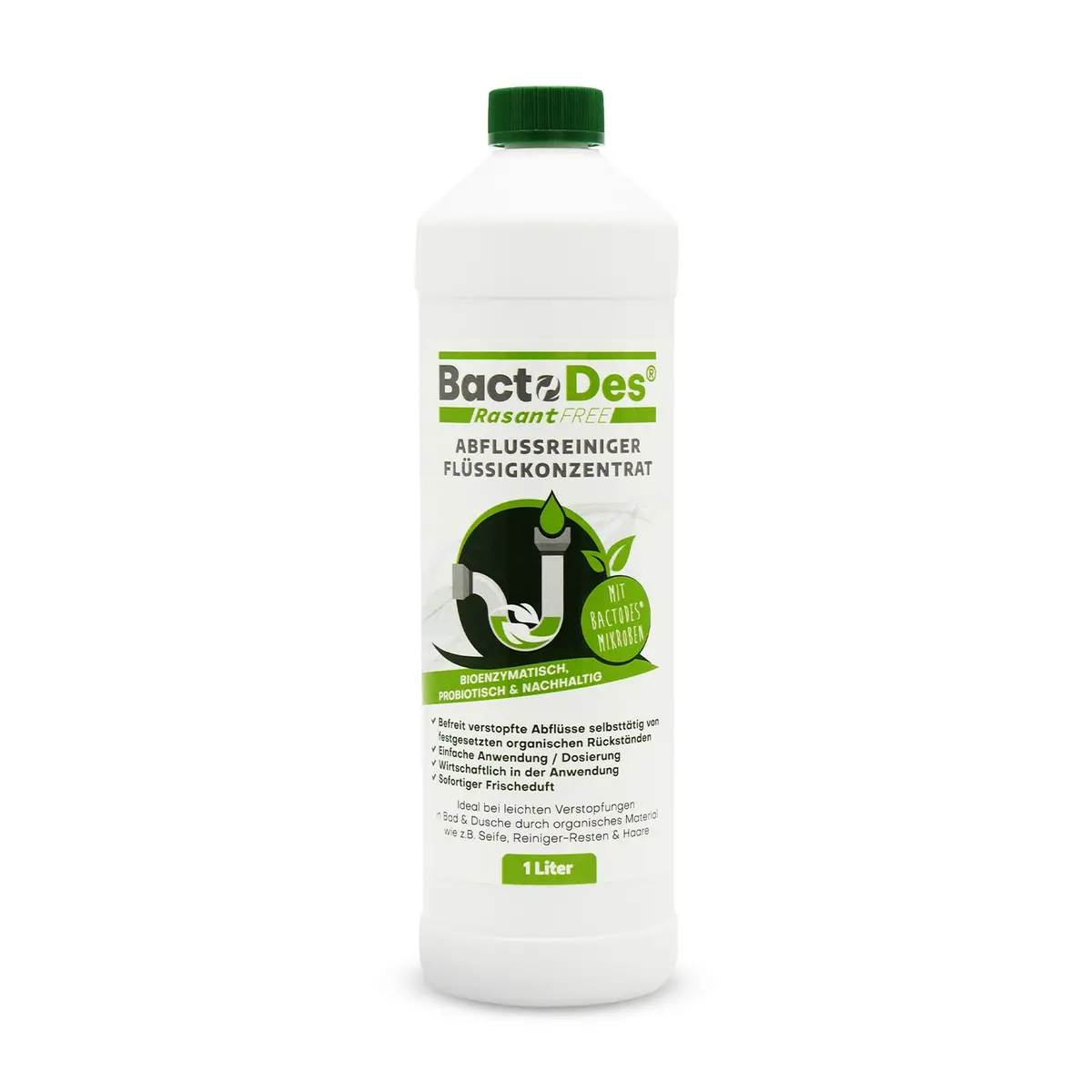 Bactodes® Rasantfree Abflussreiniger Flüssigkonzentrat 1
