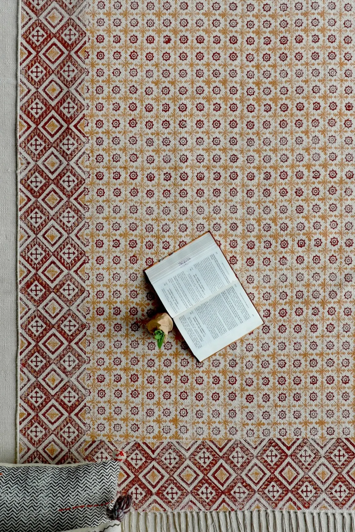 Begur - Block Printed Rug 1
