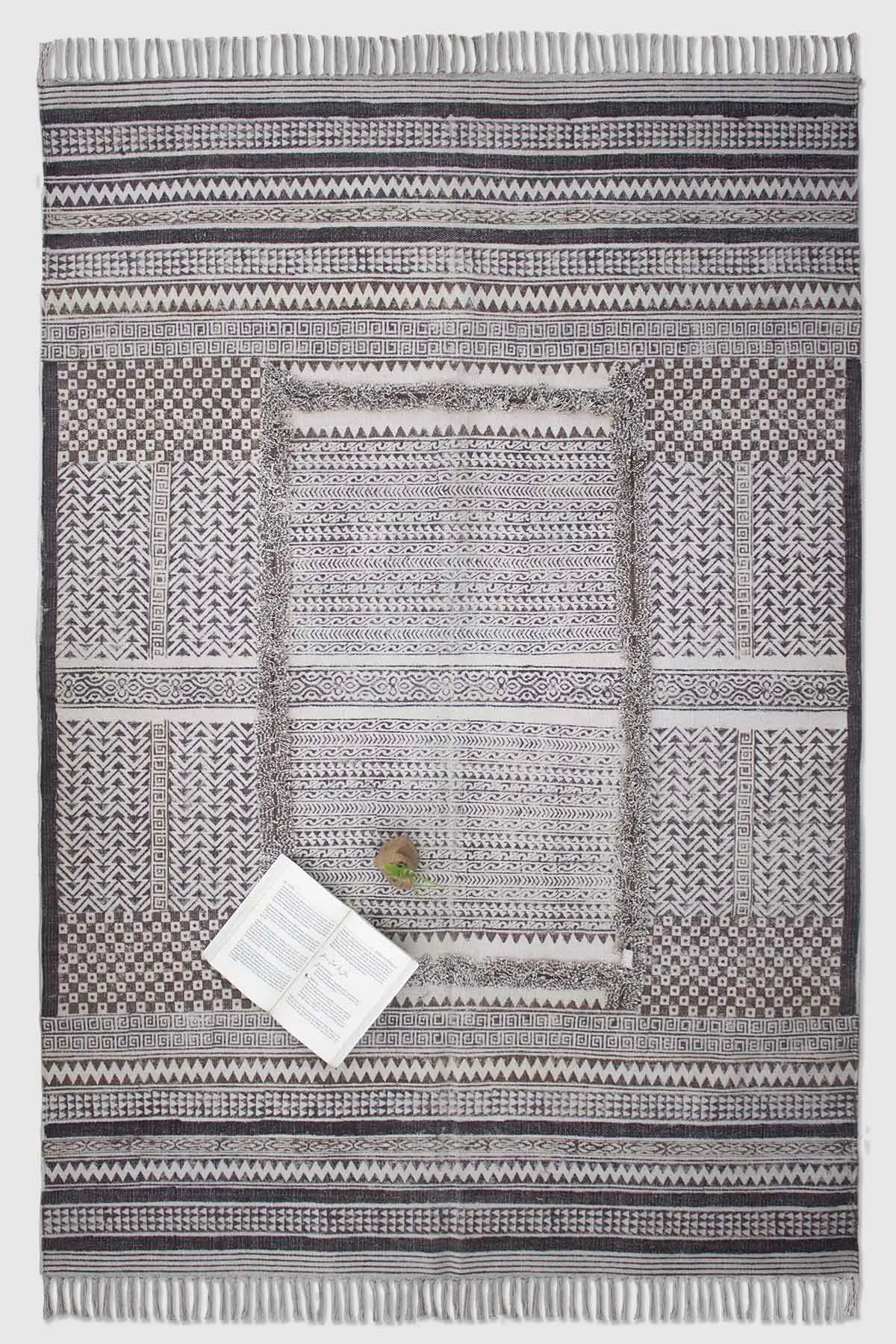 Benjamin - Block Printed Rug 1