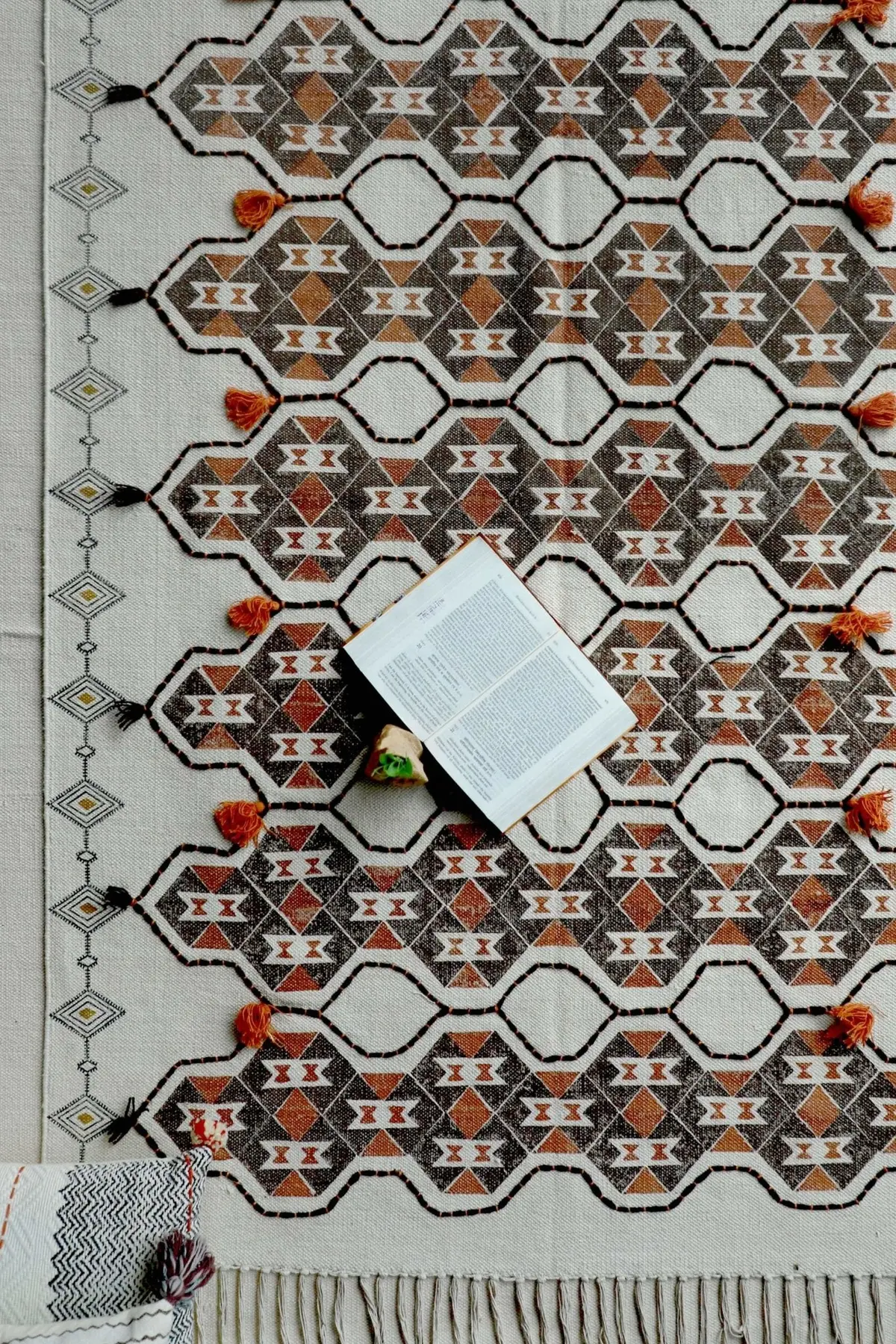 Bhiwadi - Block Printed Rug 1