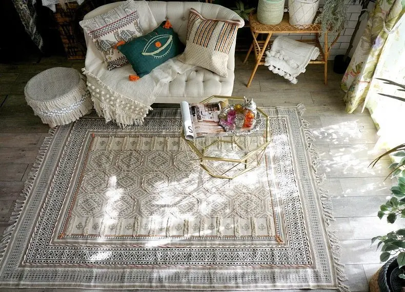 Midland - Block Printed Rug 11