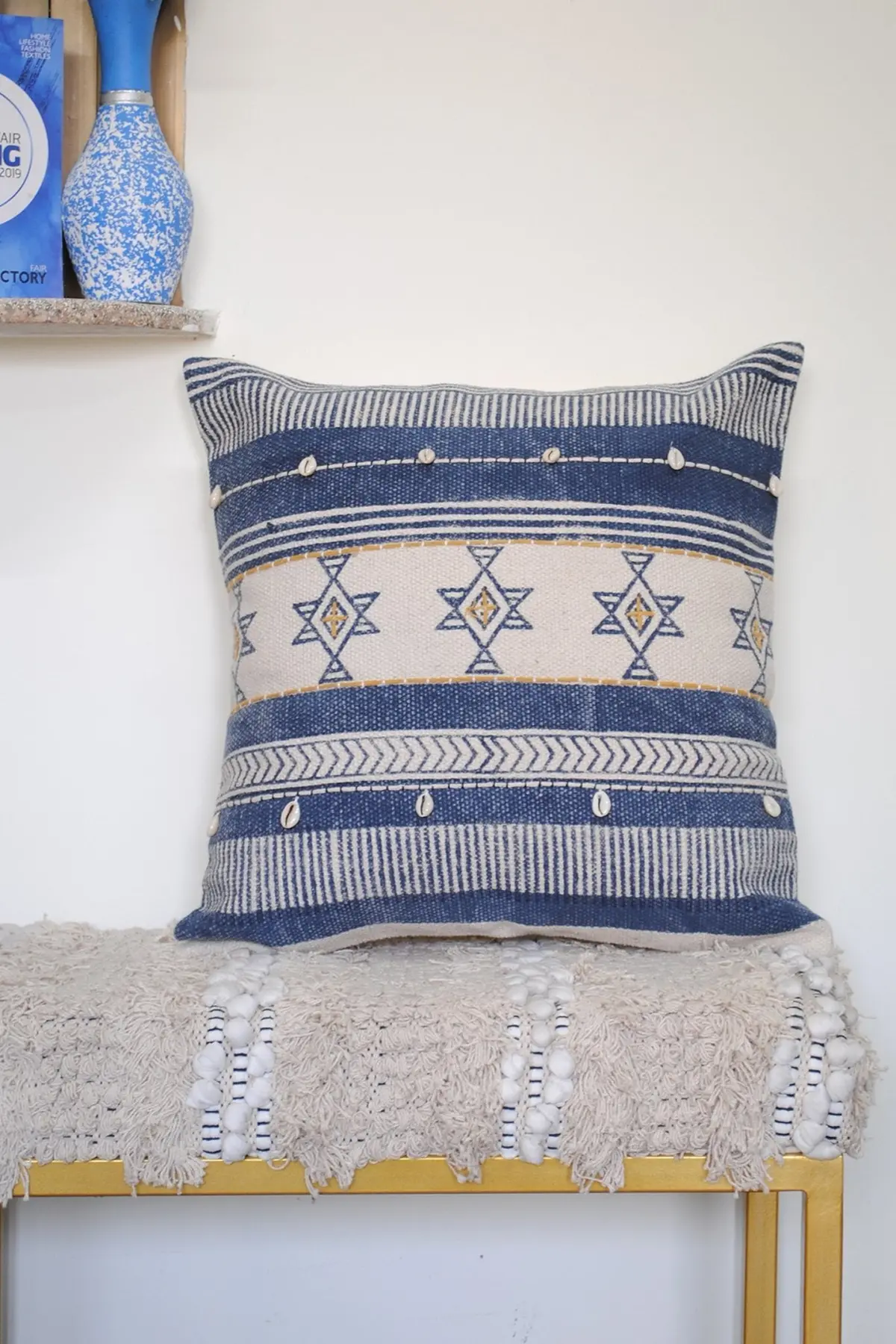 Bluebell - Square  Cushion Cover 1