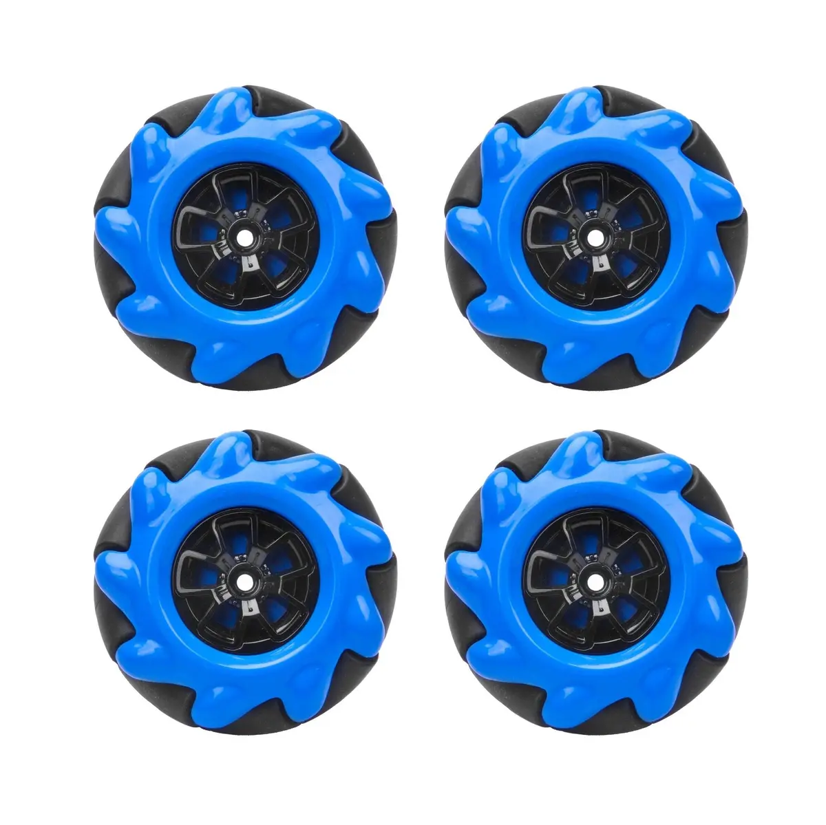 Blue Mecanum Wheel For Arduino Robotic Car Kit (Model #2021006600) 2