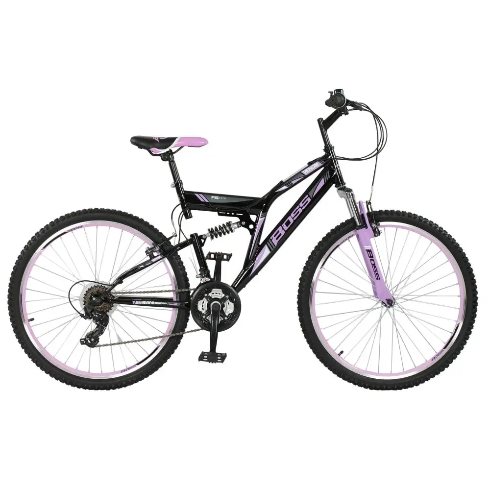 Boss Venom Mountain Bike, 26" Black/Purple 1