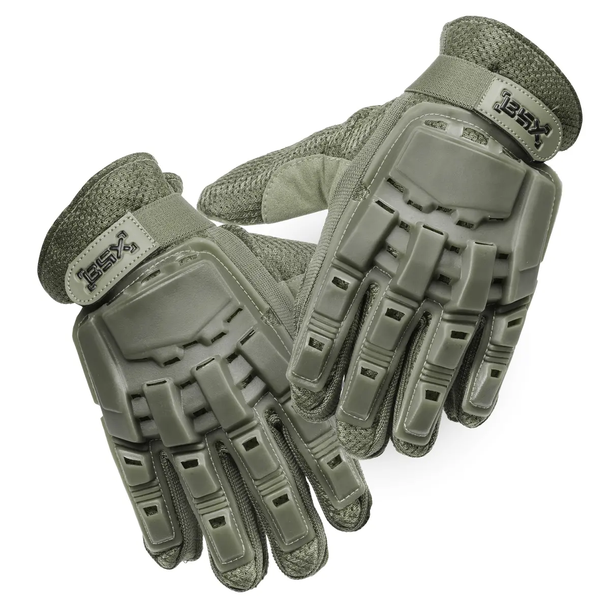 Bsx - Full Finger Glove - Olive 1
