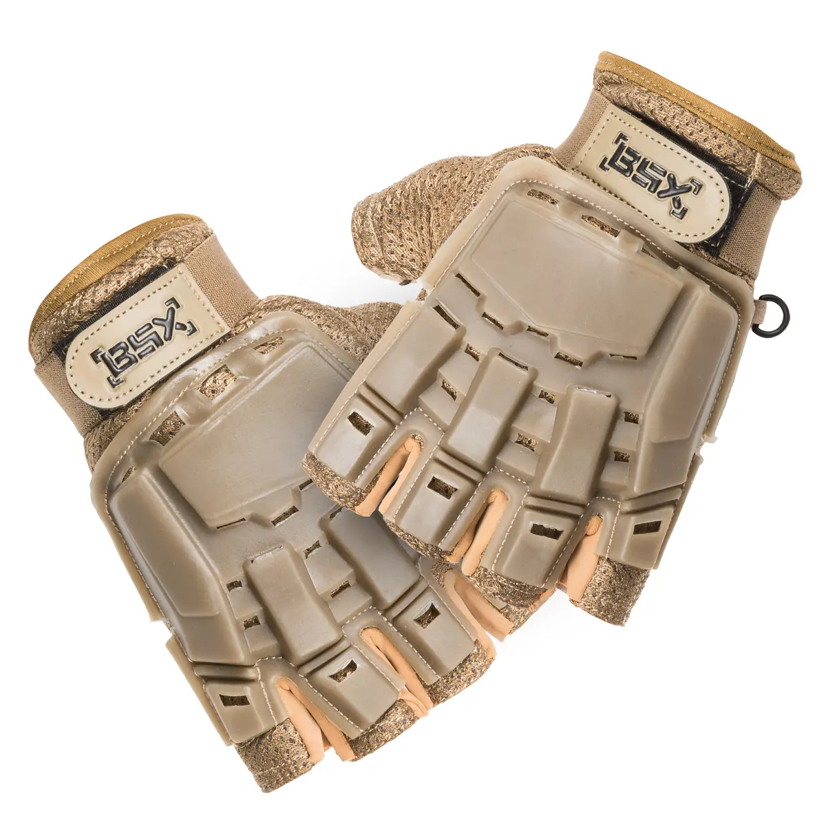 Bsx - Half Finger Glove - Tan 1